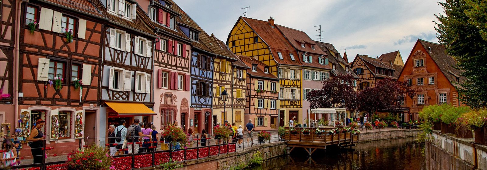 Les maisons à colombages colorées du centre historique de Colmar