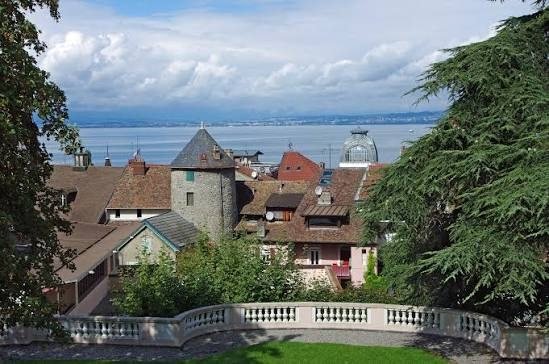 La ville thermale d'Évian-les-Bains